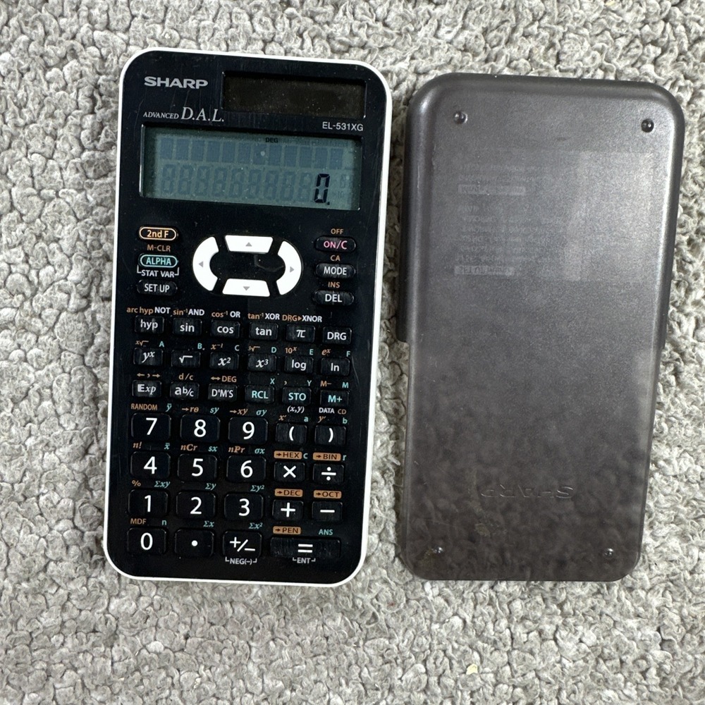 Sharp EL-531XG Advanced D.A.L. Calculator With Cover